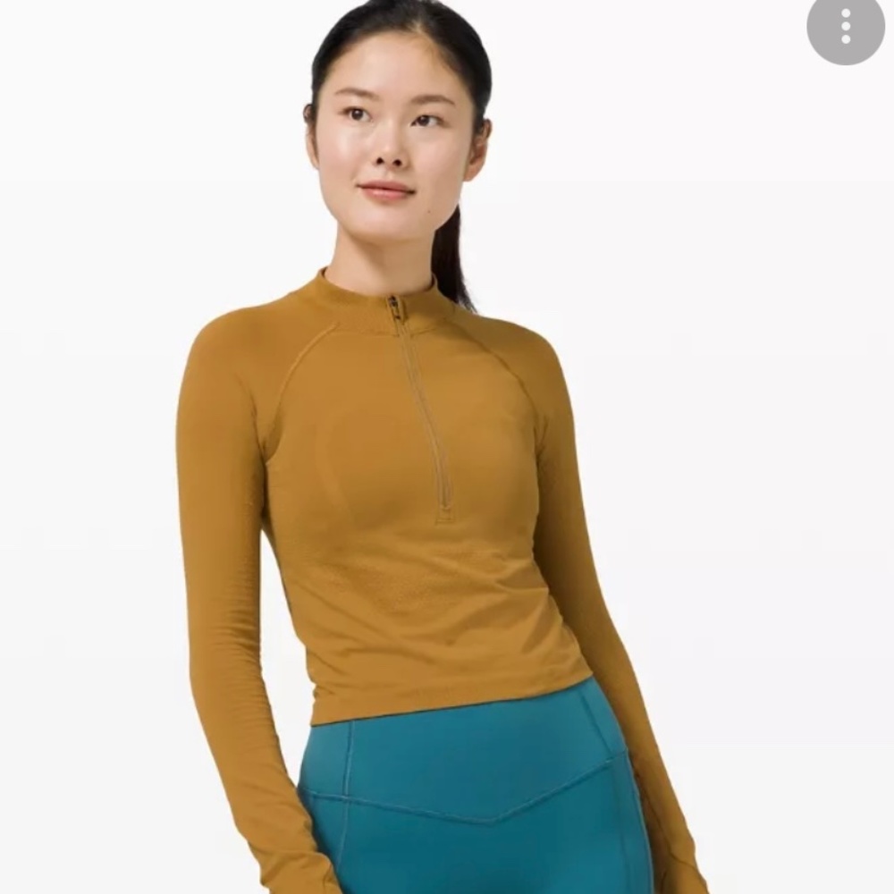 LULULEMON SWIFTLY TECH 1/2 ZIP size 4